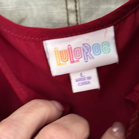 3 Maxi dresses- orange print / pastel print / burgundy/ 30 each or 70 for all 3 - Picture 8 of 8